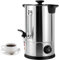 Cafetière, Distributeur d'eau Chaude 8 L, Grande Machine Commerciale avec Robinet et percolateur, en Acier Inoxydable, température réglable, pour Usage Domestique ou au Restaurant