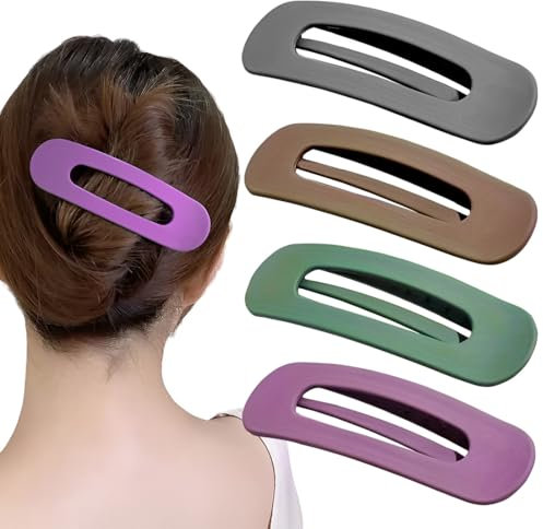 4 unidades pinzas para el pelo para mujer, pinzas planas para el pelo, pinzas para el pelo, pinzas laterales de sujeción fuerte,pinza pelo,pinzas pelo mujer