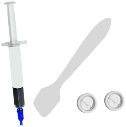 NUOBESTY Thermal Paste Heat Sink Grease Set 8w Thermal Conductivity 1 Tube Finger Sleeves Spatula for Cpu Gpu Cooling in Computer Accessories