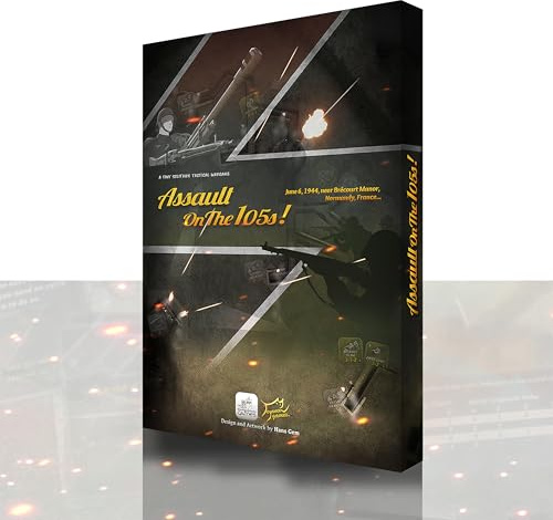 Assault on The 105s!, Turgalium Games, Strategiespiel, Einzelspieler Brettspiel, Historisches Kriegsspiel