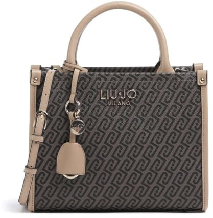 Liu Jo Handtasche Umhängetasche Ridhi Tote Bag Testa moro/dk. Cipria braun