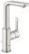 Grohe Lineare, Badarmatur - Waschtischarmatur, L-Size, mit Zugstange, supersteel, 23296DC1