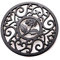HwaGui Japanese Cast Iron Trivets/Teapot Stand Insulated Pot Mat to Protect The Desktop, 13.5 cm (5 Inch) - Black