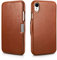Mobiskin Hülle kompatibel mit Apple iPhone XR (6,1 Zoll), Handyhülle mit echtem Leder, Case, Schutzhülle, dünne Handy-Tasche, Slim Cover, Vintage Braun