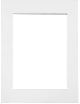 Passepartout-Online 2,0mm Premium Museumsqualität Nielsen Bainbridge 1x weiß Außen: 40x50 für Bildgröße: 30x40