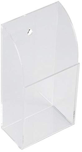 VIFER Fernbedienung Halter Organizer, Acryl Fernbedienungshalter Wandhalterung Aufbewahrungsbox Ständer für Klimaanlage Heizung TV-Box (1 Gitter)