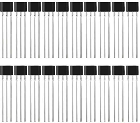 Be In Your Mind 20 Stück Hall Effekt Schalter Sensor A3144 / OH3144 / 44E / AH3144E TO-92UA Lineare TO-92UA 3 Klemmen