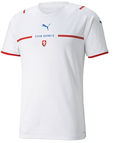 PUMA Tschechien Herren Replica Auswärtstrikot Puma White L