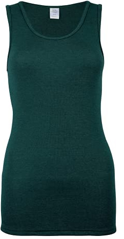 wobera Angora Damen Hemd ohne Arm aus 70% Schurwolle KbT und 30% Seide