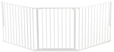 BabyDan Galten L, 90-223 cm, Treppenschutzgitter/Raumteiler, Weiß, Hergestellt in Dänemark - Kinderschutzgitter/Sicherheitsgitter (Haustiergitter/Hundegitter/Hundelaufstall)