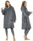 Catalonia Classy Vestaglia Donna Invernale, Felpa Coperta indossabile, Felpa Calda, Felpa Vestito di Pile, Coperta con Maniche Cappuccio
