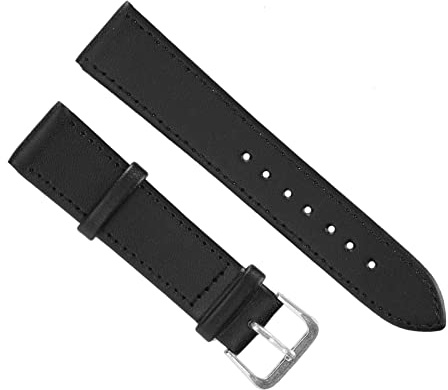 Brrnoo Uhrenarmband aus PU-Leder 20mm mit Dornschließe für Herren und Damen universelles Ersatzarmband kompatibel mit Standard-Uhren Zubehör