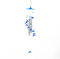 Delphin Windspiele, Blau Windspiele, Metall Wind Chimes Klangspiel, Aluminiumrohre Windspiele, für Die Innen Garten und Außendekoration von Balkontraufen
