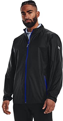 Under Armour Mens UA Stormproof Repel Golf Rain Jacket - Black - L