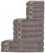 Joop! Handtuch Set, 10-TLG. - Classic, 2X Duschtuch, 4X Handtuch, 4X Gästetuch Braun Set