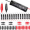 Youmile 15 pcs 3.7V 18650 Battery Holder AA Battery Holder case 1 Slots with Wire Leads Battery Holder Plastic Battery Holder with 30 pcs alligator clip Red and black for Electronics Project DIY