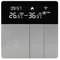 KOCAN (Smart Thermostat) WIFI Termostato intelligente con display LCD Termostato intelligente per riscaldamento Termostato APP e controllo vocale Regolatore di temperatura costante per interni Termost
