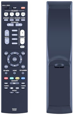 GOUYESHO Mando a Distancia de Repuesto RAV534 para Sistema de Audio Yamaha HTR-3069 RX-V483 RX-V485 RX-V579 RX-V583 RX-V581 RAV534-ZP45780 para Mando a Distancia Yamaha