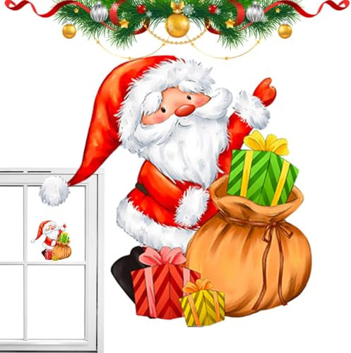 Aufkleber für Lichtschalter, leuchtet im Dunkeln, abnehmbar, Weihnachtsmotive, Lichtschalter-Aufkleber für Mädchenzimmer, Kinderzimmer, Wohnzimmer