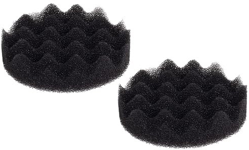 Qzbhct 2 Stück Bio-Schaum-Pads für Fluval FX4 FX5 FX6 Kanister Filter Aquarium Filterschwamm Ersatz