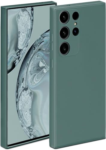 ONEFLOW Soft Case für Samsung Galaxy S24 Ultra Hülle aus Silikon mit Kameraschutz, Silikonhülle mit erhöhtem Schutz fürs Display, Backcover Schutzhülle, weiche Handyhülle, Petrol