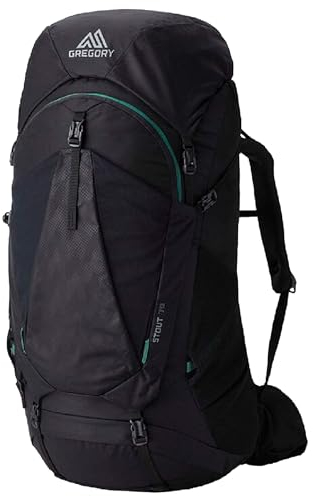 Gregory Stout 70 – Rucksack, 80 cm, 70 L, 1.71 KG, Schwarz (Forest Black)