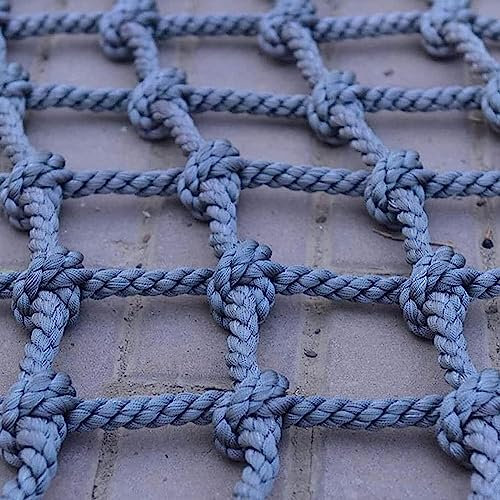 KjoiDWz Playground Rope Net Protective Safety Net Climbing Net For Kids Multi-Purpose Climbing Cargo Netting Enhance Physical Fitness Net Yard Frame Climbing Net, Treehouse Rope Ladder(1*1m(3.3*3.3ft)