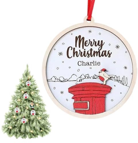 Cartel de feliz árbol de Navidad, signo de feliz Navidad, robusto adorno navideño, cartel para puerta de madera, cartel navideño para decoración festiva