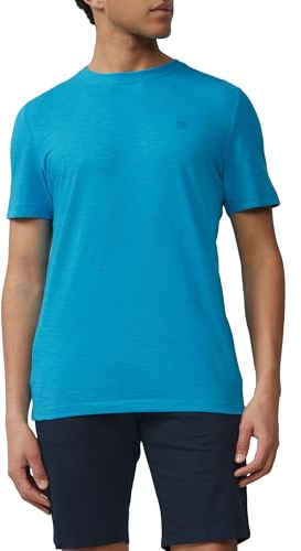 s.Oliver T-Shirt mit Flammgarnstruktur und Logo-Print