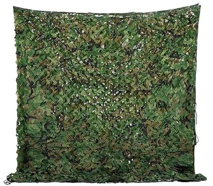 NEWFUN Filet de Camouflage Militaire, 6 x 4 M, pour la Chasse, Le Camping, Les Forêts, Les Jardins et Autres Scènes, Filet de Camouflage Militaire