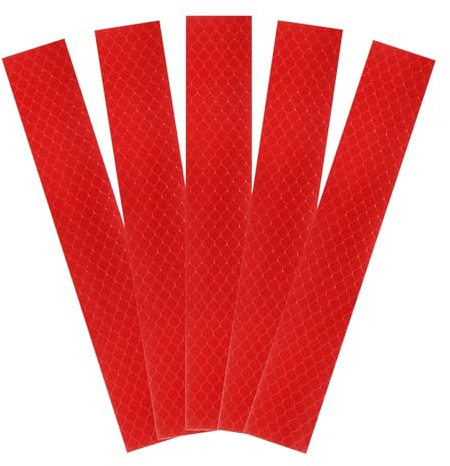 sourcing map Reflective Stickers High Visibility Diamond-grade Reflective Adhesive Tape Waterproof for Bike Car Motorcycle Trailer