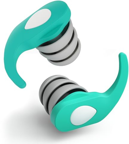 Schallwerk® Water+ Wasserdichte Ohrstöpsel – Wiederverwendbare Ohrstöpsel zum Schwimmen – Schutz vor Wasser – Ideal für Kajakfahren, Schwimmen und andere Wassersportarten