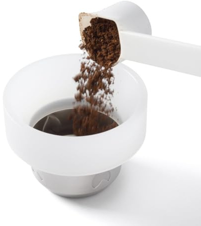 ZYNCUE Nachfüllbare Kaffeekapsel Tamper Dosierring für Gusto Kaffeemaschine, 64 x 26 mm, Kunststoff Wiederverwendbarer Filter für Espresso Tee oder heißen Kakao