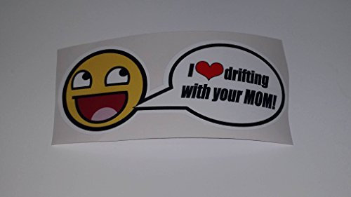 I Love Drifting with Your mom JDM Fun Sticker Aufkleber