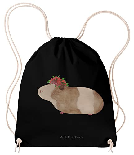 Mr. & Mrs. Panda Turnbeutel Meerschweinchen Weisheit - Geschenk, Rucksackbeutel, Spruch, Wunder, wander rucksack, Stoffbeutel, Wunderland, Beutel, Motivation, Alltagstasche, Sportbeutel