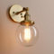 Pathson Réglable Applique Abat-jour en Verre Lampe Rétro Industrial Lampe Murale Plafonnier Rétro Eclairage pour Café,Cuisine,Salle à Manger et Grenier (Ampoule Non Inclus) Antique