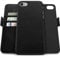 dreem Fibonacci 2-in-1 Wallet Case for Apple iPhone 6 Plus & 6s Plus - Luxury Vegan Leather, Magnetic Detachable Shockproof Phone Case, RFID Card Protection, 2-Way Flip Stand - Black