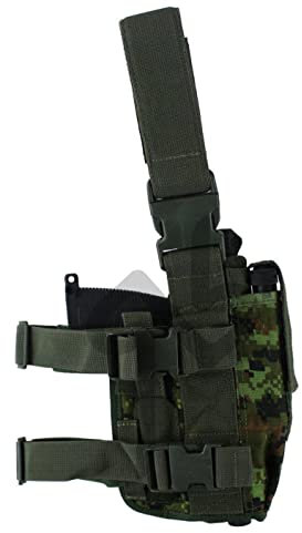 Rap4 Drop Leg Left Handed Large Pistol Holster - Fits Tippmann TiPX