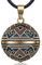 EUDORA Harmony Ball Rétro Le Style Collier Bola de Grossesse, Musique Souhaitant Carillon Boule Pendentif Collier pour Femmes Dames Meilleur Cadeau de Bijoux Future Maman, 76,2cm+114cm