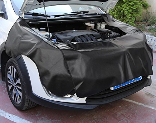 Rupse Kotflügelschoner Matratze 3 Stück, Kotflügel Schoner Matte Magnetisch Kupplung Autoreparatur Kotflügel Schutzblech für Schutz Reinigung Auto allgemein,135X 65 cm