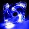 Akyga AW-12A-BL - Ventilador para PC (4 LED, 120 mm, 12 V), Color Azul