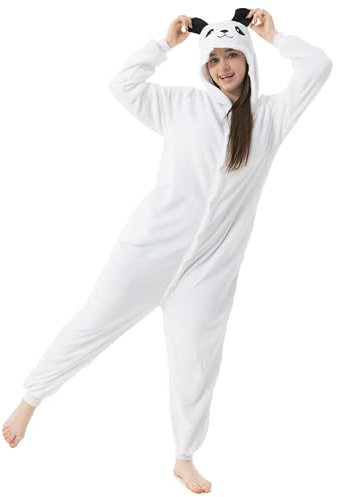 Katara 1744 (30+ Designs) Eisbären-Kostüm Polar, Unisex Onesie/Pyjama-Qualität für Erwachsene & Teenager