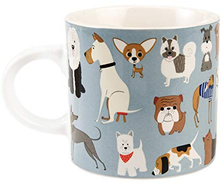 Rex London Coffee Tea Ceramic Mug 350ml - Choice of Design (Best in Show)
