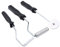3pcs Rouleau Débulleur, Ensemble de roues à aubes en fibre de verre Fdit outil de rouleau en verre pour résine composite moule moule baignoire réparation bateau pour FRP Elimination de Bulle d’Air