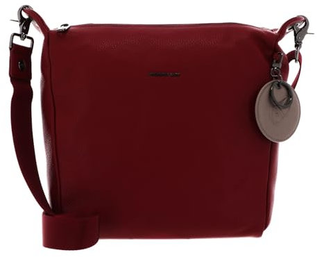 Mandarina Duck Damen Mellow Leather Schultertasche, Rumba Red, 26x28x12 (L x H W) EU
