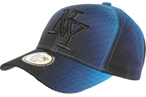 Baseballkappe NY Blau und Schwarz Vintage Seventies Original Baseball Heptys – Herren, blau, Einheitsgröße
