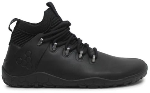 VIVOBAREFOOT Magna Leather FG, Mens Leather And Wool Hiking Trainers With Barefoot Sole