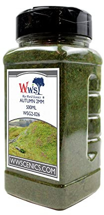 WWScenics | 2mm Hierba Estática Otoño| 500ml | WSG2-026 | Material de Modelismo