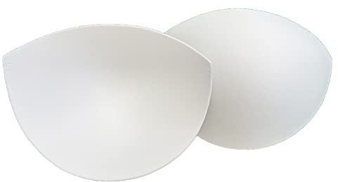 Sew in Bra Cups - Non Push UP - Liner Cups for Wedding Dresses - Ivory (DD Cup)