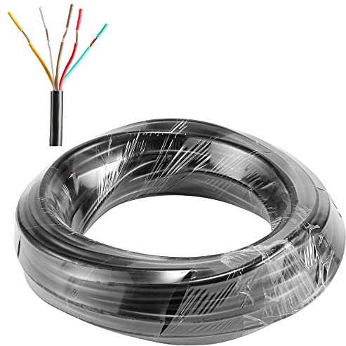 SPARKMOTO 10M Cavo Elettrico per Rimorchio 5 Fili,Cavo 5 Conduttori Tondo per Rimorchio Caravan,Cavo Elettrico multipolare Cavo per rimorchio Auto,rimorchio Cavo Perfetto per Le luci a LED